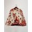 [Retro Fox Sweater] Retro 3D Fox & Birds Print Pullover Sweater | Long Sleeve Round Neck Loose Fit with Autumn Leaves Design, All-Season Casual Chic Top