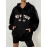 Women's Plus Size New York Graphic Hoodie - Casual Gray Zip-Up Sweatshirt with Kangaroo Pocket, Long Sleeves, and Ribbed Cuffs, Cute Hoodies